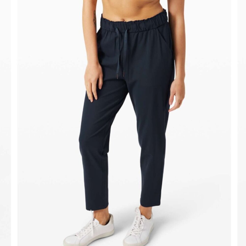 Lululemon Keep Moving Pant 7/8 High-Rise Navy Blue Women's Size 2